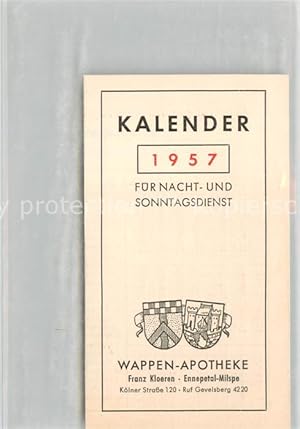Kalender 1957 - AbeBooks