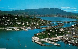 Imagen del vendedor de Postkarte Carte Postale 73704185 Tiburon Aerial view of southern Marin County a la venta por Versandhandel Boeger