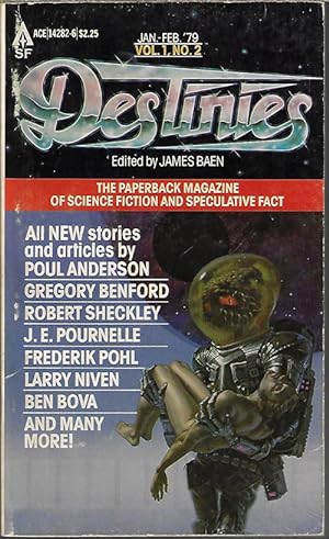 Seller image for DESTINIES: January, Jan. - February, Feb. 1979: The Paperback Magazine of Science Fiction and Speculative Fact, Vol. 1, No. 2 for sale by Books from the Crypt