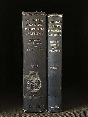 Bild des Verkufers fr The Prophetic Writings of William Blake; In Two Volumes zum Verkauf von Burton Lysecki Books, ABAC/ILAB