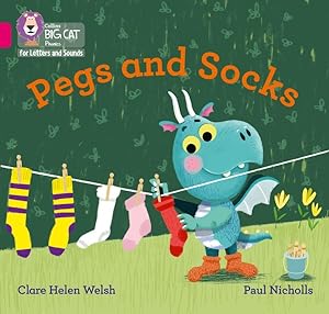 Imagen del vendedor de Pegs and Socks : Band 01b/Pink B a la venta por GreatBookPrices