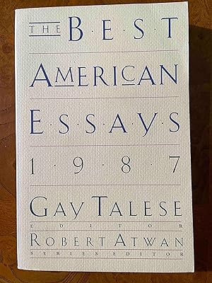 Seller image for The Best American Essays, 1987 for sale by Jake's Place Books