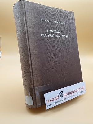 Bild des Verkufers fr Handbuch der Spurenanalyse zum Verkauf von Roland Antiquariat UG haftungsbeschrnkt