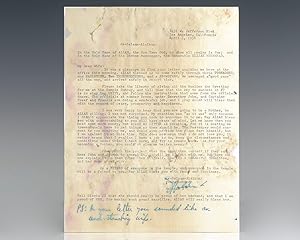 Malcolm X Letter Signed To His Wife.