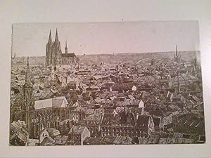 Köln. Blick von der Herz Jesu Kirche. AK.