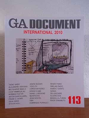 Imagen del vendedor de GA - Global Architecture Document 113. International 2010 [English - Japanese] a la venta por Antiquariat Weber