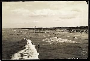 Foto Swinemünde Pommern, Blick zum Strand