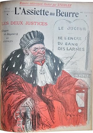 L'assiette au beurre. Année 1903 complète du n°92 au n°143. 2 volumes.