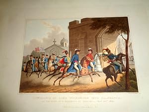 Entrance of Lord Wellington Into Salamanca at the head of a Regiment of Hussars. May 20th 1813. H...