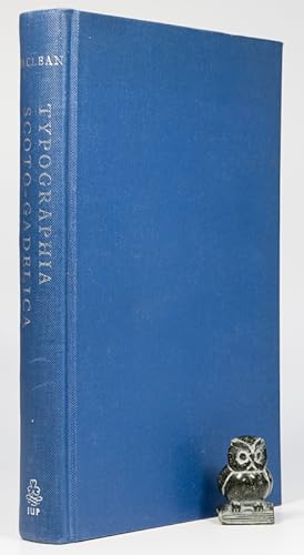 Image du vendeur pour Typographia Scoto-Gadelica. Or, Books Printed in the Gaelic of Scotland from the Year 1567 to the Year 1914, with Bibliographical and Biographical Notes. mis en vente par West Coast Rare Books