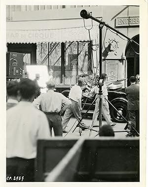 " Tournage du film CAMP-VOLANT (MARKO DER KLOWN)" Max REICHMANN (réalisateur) et Benno VIGNY (scé...