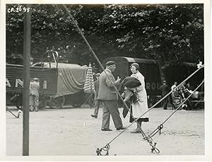 " Tournage du film CAMP-VOLANT (MARKO DER KLOWN)" Max REICHMANN et son équipe de tournage en 1931...