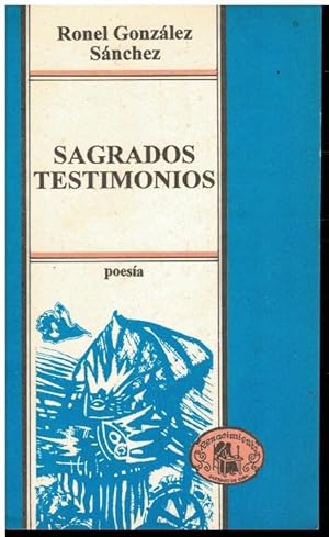 Image du vendeur pour SAGRADOS TESTIMONIOS. Poesa. mis en vente par angeles sancha libros