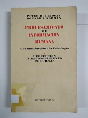 Seller image for Procesamiento de informacin humana for sale by Libros Ambig