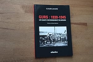 Seller image for Gurs, 1939-1945 - un camp d'internement en Barn. for sale by Bockumer Antiquariat Gossens Heldens GbR