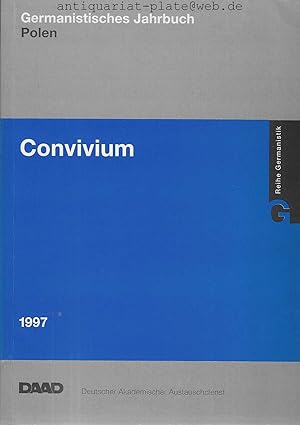 Imagen del vendedor de Convivium. Germanistisches Jahrbuch Polen 1997. a la venta por Antiquariat-Plate