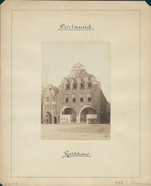 Foto Dortmund im Ruhrgebiet, 1887, Rathaus