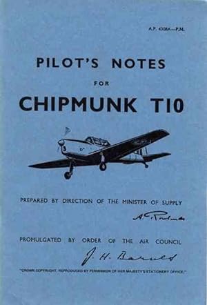 Image du vendeur pour Pilot's Notes for Chipmunk T10 (Paperback) mis en vente par Grand Eagle Retail