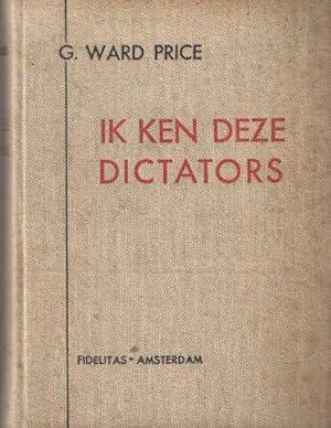 Seller image for Ik ken deze dictators for sale by Bij tij en ontij ...