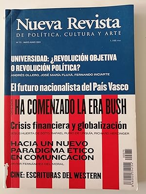 Imagen del vendedor de Nueva Revista de Poltica, Cultura y Arte. N 75. Mayo-junio 2001 a la venta por Perolibros S.L.