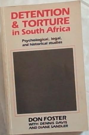 Bild des Verkufers fr Detention & torture in South Africa: Psychological, legal & historical studies zum Verkauf von Chapter 1