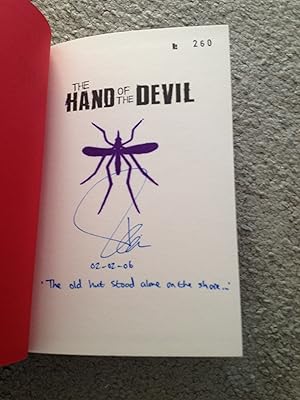 Imagen del vendedor de HAND OF THE DEVIL: SIGNED LINED DATED UK LIMITED EDITION HARDCOVER a la venta por Books for Collectors