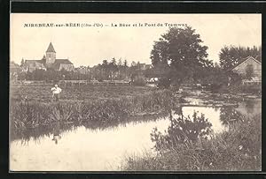 Bild des Verkufers fr Carte postale Mirebeau-sur-Bze, La Bze et la Pont du Tramway zum Verkauf von Bartko-Reher