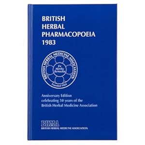 British Herbal Pharmacopoeia 1983.