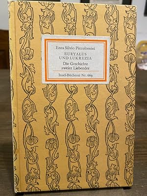 Image du vendeur pour Euryalus und Lukrezia. Die Geschichte zweier Liebender. Mit zeitgenssischen Holzschnitten. (= Insel-Bcherei 669/2). mis en vente par Altstadt-Antiquariat Nowicki-Hecht UG