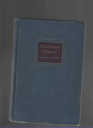 Seller image for RENAISSANCE ENGLAND Poetry and Prose from the Reformation to the Restoration for sale by The Reading Well Bookstore