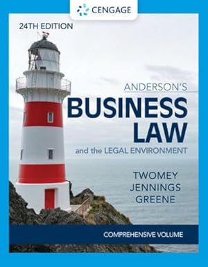 Seller image for Anderson's Business Law & the Legal Environment - Comprehensive Edition for sale by AHA-BUCH GmbH