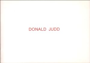 Seller image for Donald Judd : Holzschnitte 1961/68 und 1988 for sale by Specific Object / David Platzker