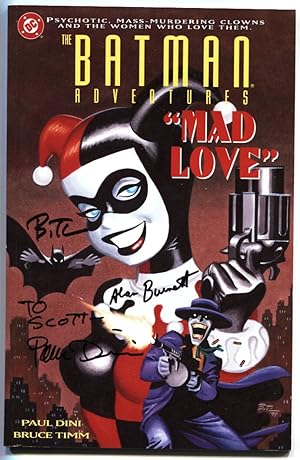 BATMAN ADVENTURES: MAD LOVE 2nd Print-Harley Quinn-Singed on cover