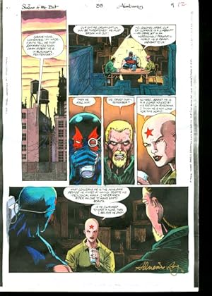 Original D.C. Color Guide Shadow Of The Bat #35 Pg 9