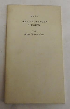 Seller image for Aus den Gleichenberger Elegien. for sale by Der Buchfreund