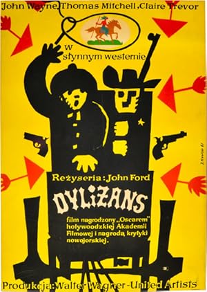 Imagen del vendedor de Dylizans [Stagecoach] (Original poster for the 1939 film) a la venta por Royal Books, Inc., ABAA