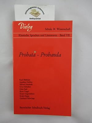 Imagen del vendedor de Probata - Probanda. a la venta por Chiemgauer Internet Antiquariat GbR