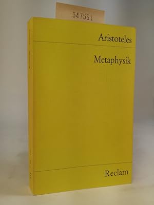 Seller image for Metaphysik : Schriften z. Ersten Philosophie. for sale by ANTIQUARIAT Franke BRUDDENBOOKS