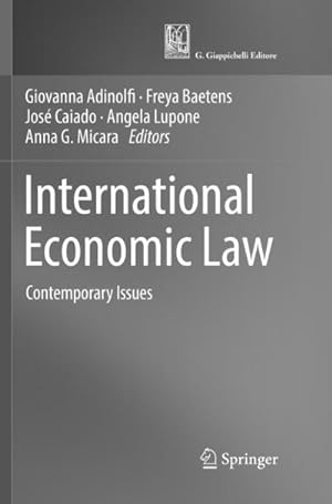 Image du vendeur pour International Economic Law : Contemporary Issues mis en vente par AHA-BUCH GmbH