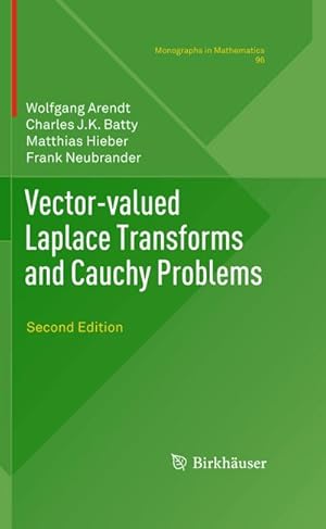 Bild des Verkufers fr Vector-valued Laplace Transforms and Cauchy Problems : Second Edition zum Verkauf von AHA-BUCH GmbH
