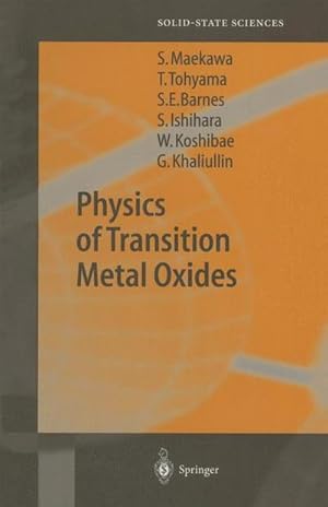 Seller image for Physics of Transition Metal Oxides for sale by AHA-BUCH GmbH