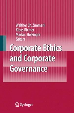 Bild des Verkufers fr Corporate Ethics and Corporate Governance zum Verkauf von AHA-BUCH GmbH