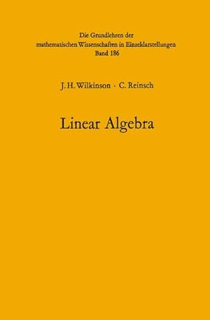Seller image for Handbook for Automatic Computation : Volume II: Linear Algebra for sale by AHA-BUCH GmbH