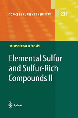 Seller image for Elemental Sulfur and Sulfur-Rich Compounds II for sale by AHA-BUCH GmbH