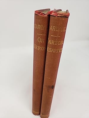 Hero Worship & Sartor Resartus - Two Volumes from a Carlyle Set