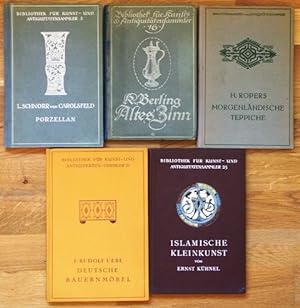 Sammlung Bibliothek für Kunst- und Antiquitäten-Sammler: Band 3, 16, 19, 23 und 25.