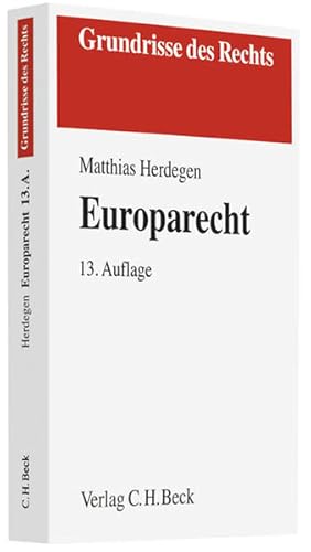 Bild des Verkufers fr Europarecht. zum Verkauf von Antiquariat Thomas Haker GmbH & Co. KG