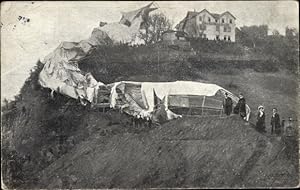 Ansichtskarte / Postkarte Weilburg an der Lahn, Verunglücktes Luftschiff Z II, LZ 5, Zeppelin