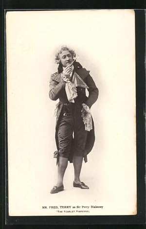 Image du vendeur pour Ansichtskarte Schauspieler Fred Terry in The scarlet pimpernel mis en vente par Bartko-Reher