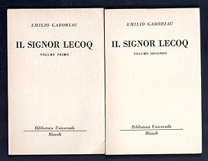 Seller image for Il signor Lecoq Voll. 2 for sale by Sergio Trippini